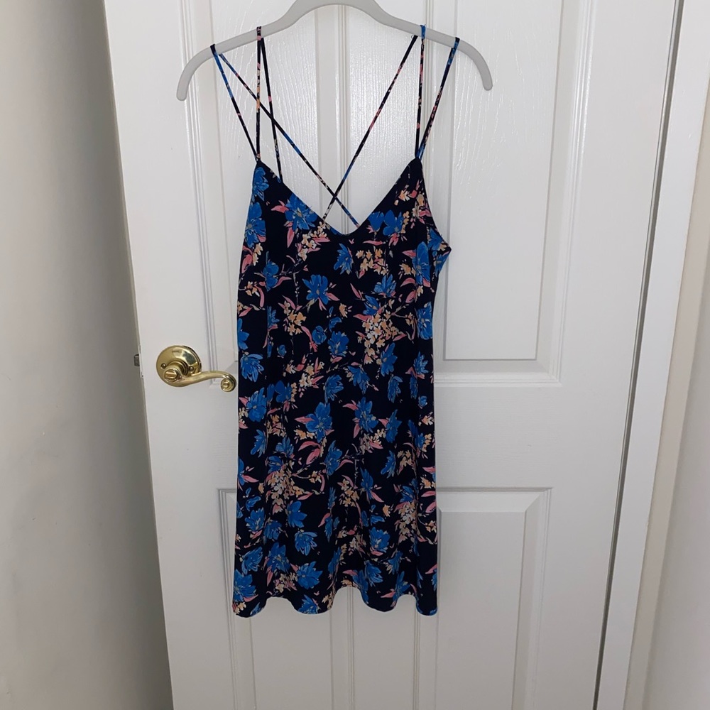 Zara mini dress with flower print